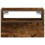 Mesita de noche de pared color roble ahumado 45x26x28,5 cm von , Nachttische - Ref: Foro24-858604, Preis: 40,89 €, Rabatt: %