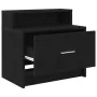 Mesillas de noche con cajón 2 uds roble negro 51x31x47 cm von , Nachttische - Ref: Foro24-858671, Preis: 72,29 €, Rabatt: %