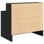 Mesillas de noche con cajón 2 uds roble negro 51x31x47 cm von , Nachttische - Ref: Foro24-858671, Preis: 72,29 €, Rabatt: %