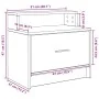 Mesillas de noche con cajón 2 uds roble Sonoma 51x31x47 cm de , Mesitas de noche - Ref: Foro24-858673, Precio: 68,78 €, Descu...