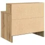 Mesilla de noche con cajón roble artesanal 51x31x47 cm de , Mesitas de noche - Ref: Foro24-858684, Precio: 44,06 €, Descuento: %