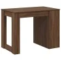 Escritorio con cajón estante madera contrachapada marrón roble by , Kitchen and dining tables - Ref: Foro24-858692, Price: 97...