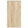 Mesilla de noche con cajón roble sonoma 35x34x66,5 cm de , Mesitas de noche - Ref: Foro24-858717, Precio: 44,15 €, Descuento: %