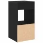 Mesilla de noche con cajón roble negro 35x34x66,5 cm von , Nachttische - Ref: Foro24-858715, Preis: 44,36 €, Rabatt: %