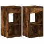 Mesillas de noche con cajón 2 uds roble ahumado 35x34x66,5 cm von , Nachttische - Ref: Foro24-858722, Preis: 73,82 €, Rabatt: %