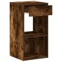 Mesillas de noche con cajón 2 uds roble ahumado 35x34x66,5 cm von , Nachttische - Ref: Foro24-858722, Preis: 73,82 €, Rabatt: %