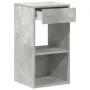 Mesillas de noche con cajón 2 uds gris hormigón 35x34x66,5 cm von , Nachttische - Ref: Foro24-858720, Preis: 71,32 €, Rabatt: %