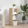 Librería apilable madera contrachapada roble sonoma 30x30x80 cm by , Lockers and storage cabinets - Ref: Foro24-858807, Price...