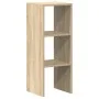 Librería apilable madera contrachapada roble sonoma 30x30x80 cm by , Lockers and storage cabinets - Ref: Foro24-858807, Price...