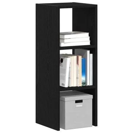 Librería apilable madera contrachapada roble negro 30x30x80 cm von , Schließfächer und Lagerschränke - Ref: Foro24-858805, Pr...