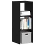 Librería apilable madera contrachapada roble negro 30x30x80 cm von , Schließfächer und Lagerschränke - Ref: Foro24-858805, Pr...