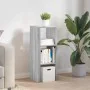 Librería apilable madera contrachapada sonoma gris 30x30x80 cm by , Lockers and storage cabinets - Ref: Foro24-858813, Price:...