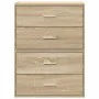 Armarios con 2 cajones 2 uds roble sonoma 60x31x40 cm by , Drawers - Ref: Foro24-858826, Price: 88,67 €, Discount: %