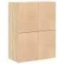 Armarios con 2 cajones 2 uds roble sonoma 60x31x40 cm by , Drawers - Ref: Foro24-858826, Price: 88,67 €, Discount: %