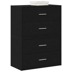 Armarios con 2 cajones 2 uds roble negro 60x31x40 cm by , Drawers - Ref: Foro24-858824, Price: 95,53 €, Discount: %