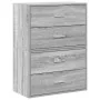 Armarios con 2 cajones 2 uds gris sonoma 60x31x40 cm de , Cajoneras - Ref: Foro24-858832, Precio: 91,16 €, Descuento: %