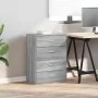Armarios con 2 cajones 2 uds gris sonoma 60x31x40 cm de , Cajoneras - Ref: Foro24-858832, Precio: 91,16 €, Descuento: %