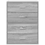 Armarios con 2 cajones 2 uds gris sonoma 60x31x40 cm de , Cajoneras - Ref: Foro24-858832, Precio: 91,16 €, Descuento: %