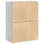 Armarios con 2 cajones 2 uds gris sonoma 60x31x40 cm de , Cajoneras - Ref: Foro24-858832, Precio: 91,16 €, Descuento: %