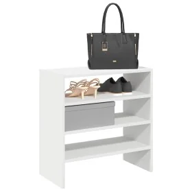 Zapateros 2 uds apilables blanco 60x30x30,5 cm by , Shoe racks and shoe organizers - Ref: Foro24-858858, Price: 43,97 €, Disc...