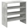 Zapateros 2 uds apilables gris hormigón 60x30x30,5 cm by , Shoe racks and shoe organizers - Ref: Foro24-858864, Price: 42,57 ...