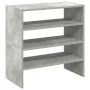 Zapateros 2 uds apilables gris hormigón 60x30x30,5 cm by , Shoe racks and shoe organizers - Ref: Foro24-858864, Price: 42,57 ...