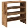 Zapateros 2 uds apilables madera vieja 60x30x30,5 cm by , Shoe racks and shoe organizers - Ref: Foro24-858872, Price: 44,08 €...