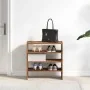Zapateros 2 uds apilables madera vieja 60x30x30,5 cm by , Shoe racks and shoe organizers - Ref: Foro24-858872, Price: 44,08 €...