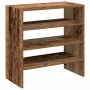Zapateros 2 uds apilables madera vieja 60x30x30,5 cm by , Shoe racks and shoe organizers - Ref: Foro24-858872, Price: 44,08 €...