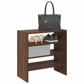 Zapateros 2 uds apilables roble marrón 60x30x30,5 cm by , Shoe racks and shoe organizers - Ref: Foro24-858870, Price: 45,18 €...
