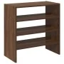 Zapateros 2 uds apilables roble marrón 60x30x30,5 cm by , Shoe racks and shoe organizers - Ref: Foro24-858870, Price: 45,18 €...