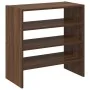 Zapateros 2 uds apilables roble marrón 60x30x30,5 cm by , Shoe racks and shoe organizers - Ref: Foro24-858870, Price: 45,18 €...