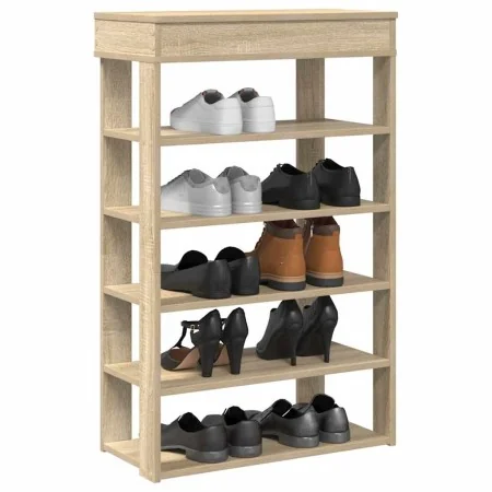 Mueble zapatero madera de ingeniería roble sonoma 60x30x98 cm by , Shoe racks and shoe organizers - Ref: Foro24-859925, Price...