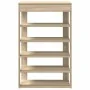 Mueble zapatero madera de ingeniería roble sonoma 60x30x98 cm by , Shoe racks and shoe organizers - Ref: Foro24-859925, Price...