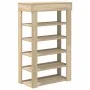 Mueble zapatero madera de ingeniería roble sonoma 60x30x98 cm by , Shoe racks and shoe organizers - Ref: Foro24-859925, Price...