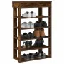 Mueble zapatero madera de ingeniería roble ahumado 60x30x98 cm von , Schuhregale und Schuhorganisatoren - Ref: Foro24-859927,...
