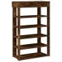 Mueble zapatero madera de ingeniería roble ahumado 60x30x98 cm von , Schuhregale und Schuhorganisatoren - Ref: Foro24-859927,...