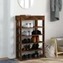 Mueble zapatero madera de ingeniería roble ahumado 60x30x98 cm von , Schuhregale und Schuhorganisatoren - Ref: Foro24-859927,...