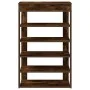 Mueble zapatero madera de ingeniería roble ahumado 60x30x98 cm von , Schuhregale und Schuhorganisatoren - Ref: Foro24-859927,...