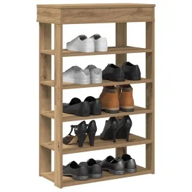 Zapatero artesanal de madera contrachapada 60x30x98 cm by , Shoe racks and shoe organizers - Ref: Foro24-859931, Price: 70,45...