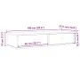 Estante de pared con cajones de madera contrachapada blanco von , Regale und Regale - Ref: Foro24-859959, Preis: 74,23 €, Rab...