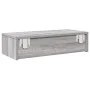 Estante de pared con cajones madera contrachapada roble ahumado by , Shelves and shelves - Ref: Foro24-859973, Price: 41,79 €...