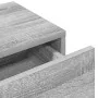 Estante de pared con cajones madera contrachapada roble ahumado by , Shelves and shelves - Ref: Foro24-859973, Price: 41,79 €...