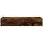 Estantería de pared cajones madera contrachapada roble ahumado de , Estantes y estanterías - Ref: Foro24-859990, Precio: 72,7...