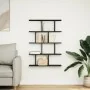Estante cubo de pared 12 compartimentos madera ingeniería negro by , Shelves and shelves - Ref: Foro24-860014, Price: 50,72 €...