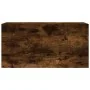 Mueble de pared baño madera ingeniería roble ahumado 80x25x40cm de , Tocadores de baño - Ref: Foro24-860089, Precio: 61,11 €,...