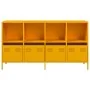 Aparador acero laminado en frío amarillo mostaza 135x39x73,5 cm von , Sideboards - Ref: Foro24-3307164, Preis: 190,24 €, Raba...