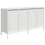 Aparador de acero laminado en frío blanco 135x39x73,5 cm de , Aparadores - Ref: Foro24-3307166, Precio: 190,39 €, Descuento: %