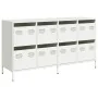 Aparador de acero laminado en frío blanco 135x39x73,5 cm by , Sideboards - Ref: Foro24-3307172, Price: 220,68 €, Discount: %