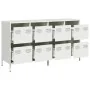 Aparador de acero laminado en frío blanco 135x39x73,5 cm by , Sideboards - Ref: Foro24-3307172, Price: 220,68 €, Discount: %